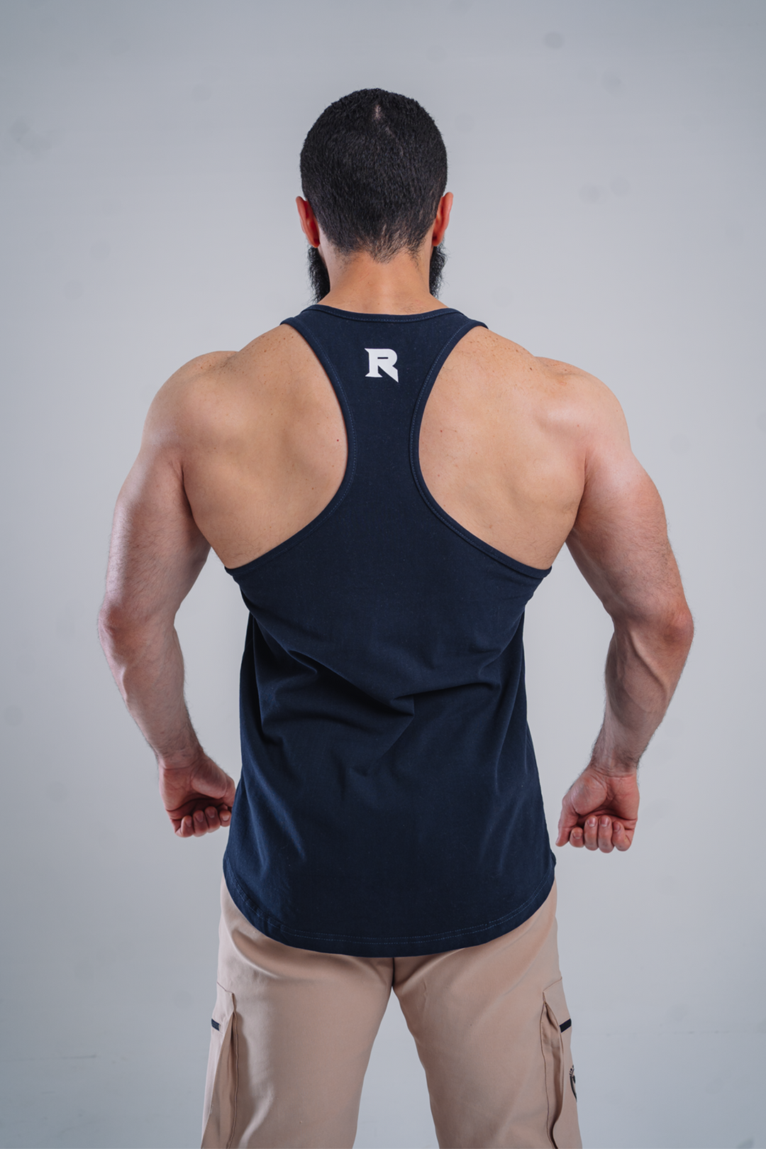 Relentless Space Blue Stringer Tank-Top
