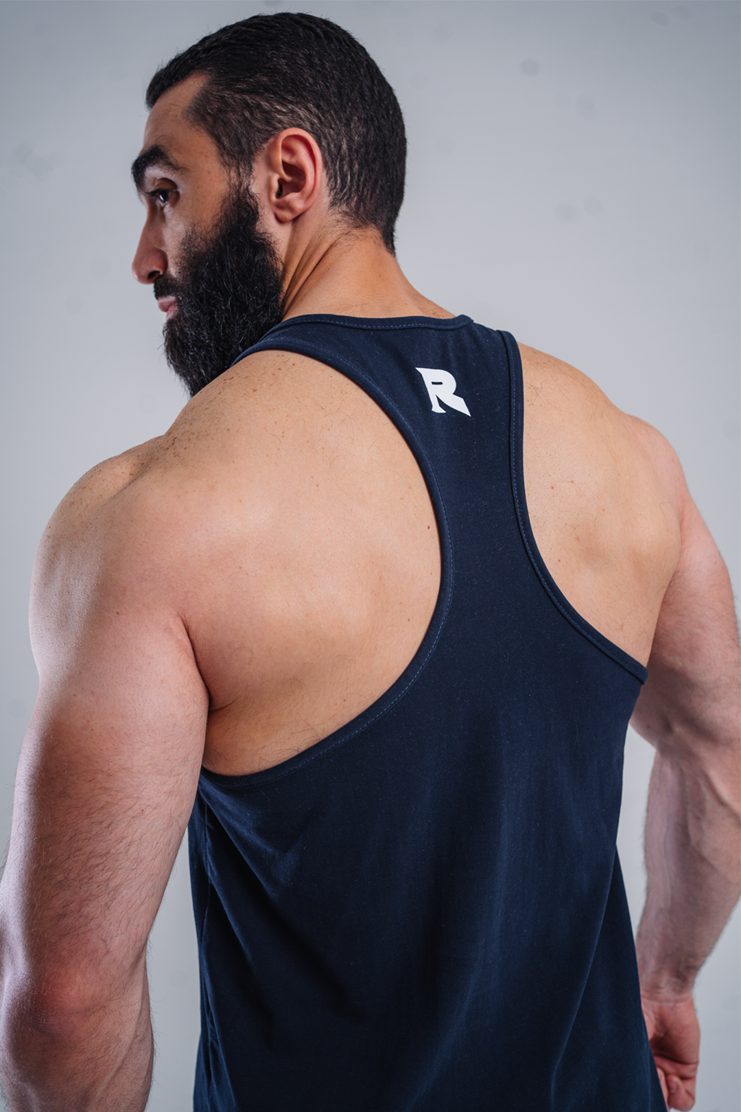 Relentless Space Blue Stringer Tank-Top